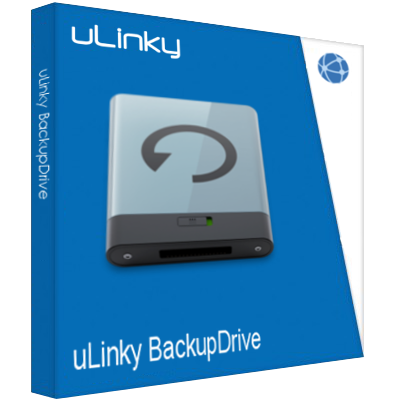 Screenshot of the backup software uLinky BackupDrive